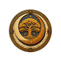 Celestial Golden Tree product shot on white background