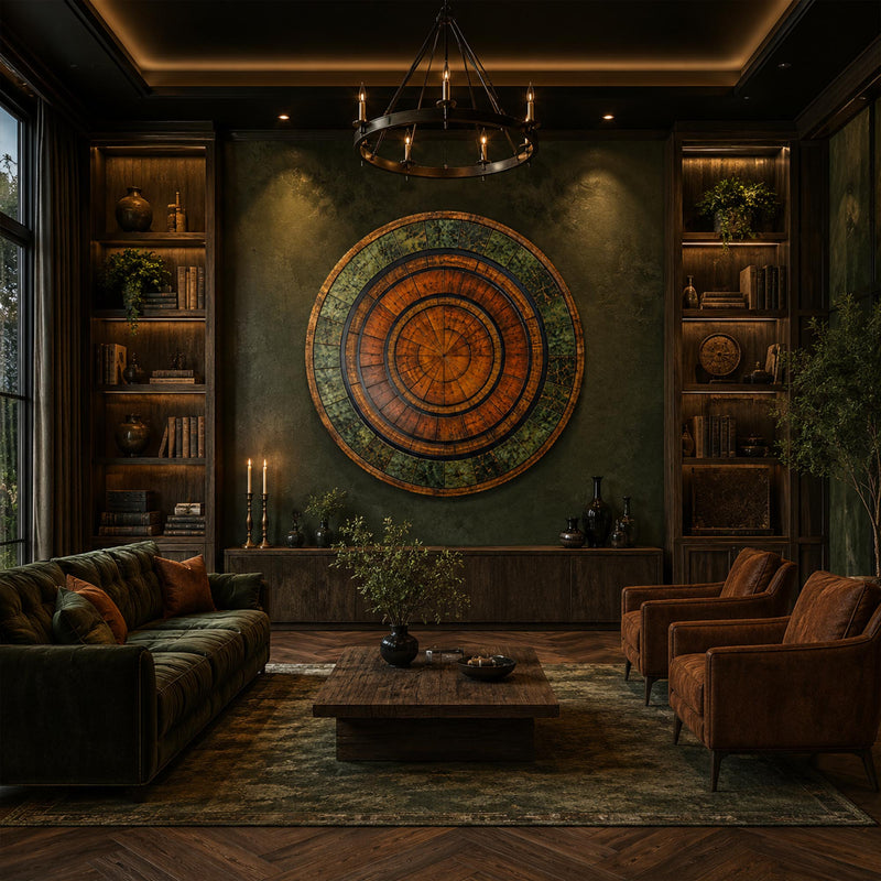 Emerald Timber Rings lifestyle view