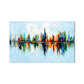Vibrant Skyline Reflections product shot on white background