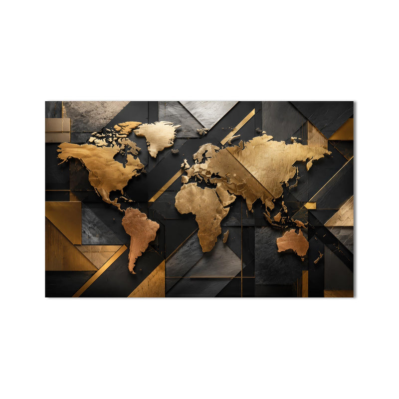 Gilded World Atlas product shot on white background