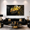 Golden Monstera Leaves lifestyle view