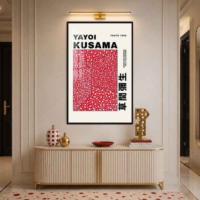 Kusama Infinity Dots with black frame