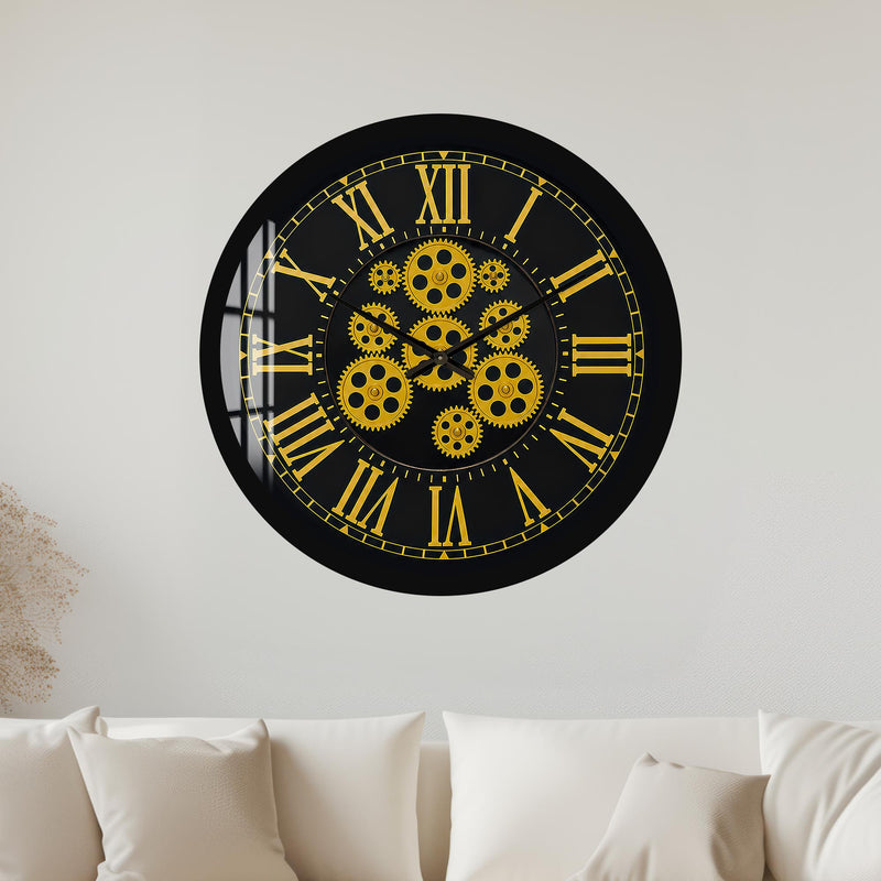 Golden Gearwork with black frame