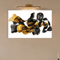 Gold Silk Flow in a modern room