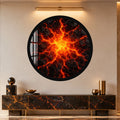 Molten Lava Burst with black frame