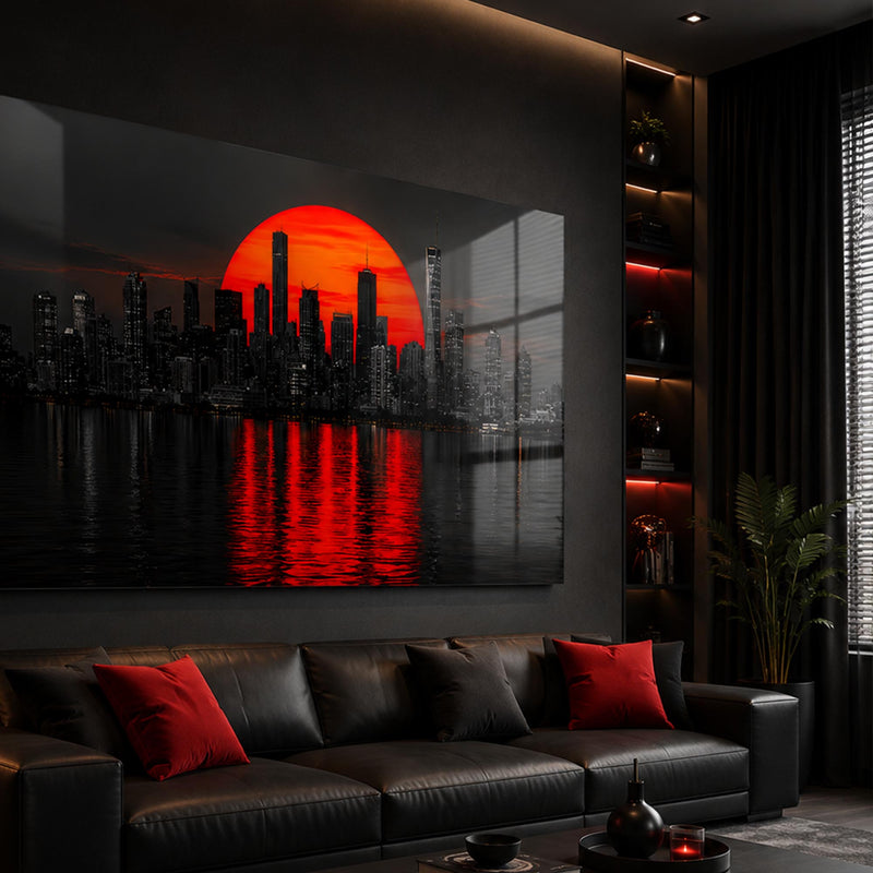 Crimson City Sunset lifestyle view