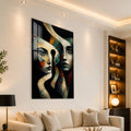 Artronauts Glass Print Twin Reflections Glass Wall Art