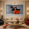Crimson Equestrian Elegance lifestyle view
