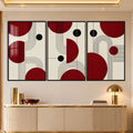 Crimson Curve with black frame