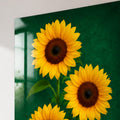 Golden Sunflower Trio lifestyle view