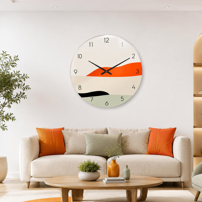 Orange Wave Abstract lifestyle view