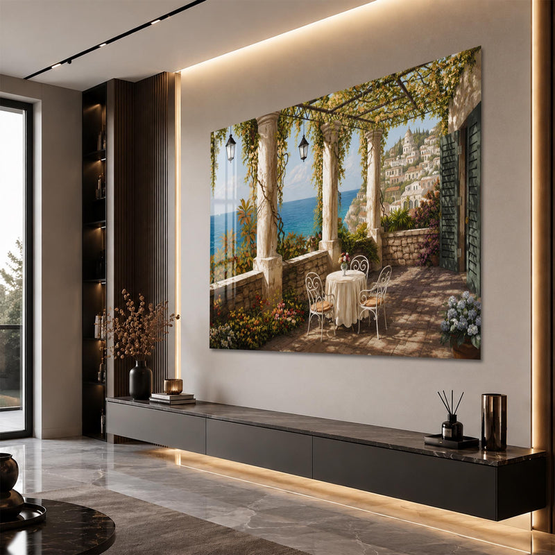 Amalfi Terrace View angled lifestyle view