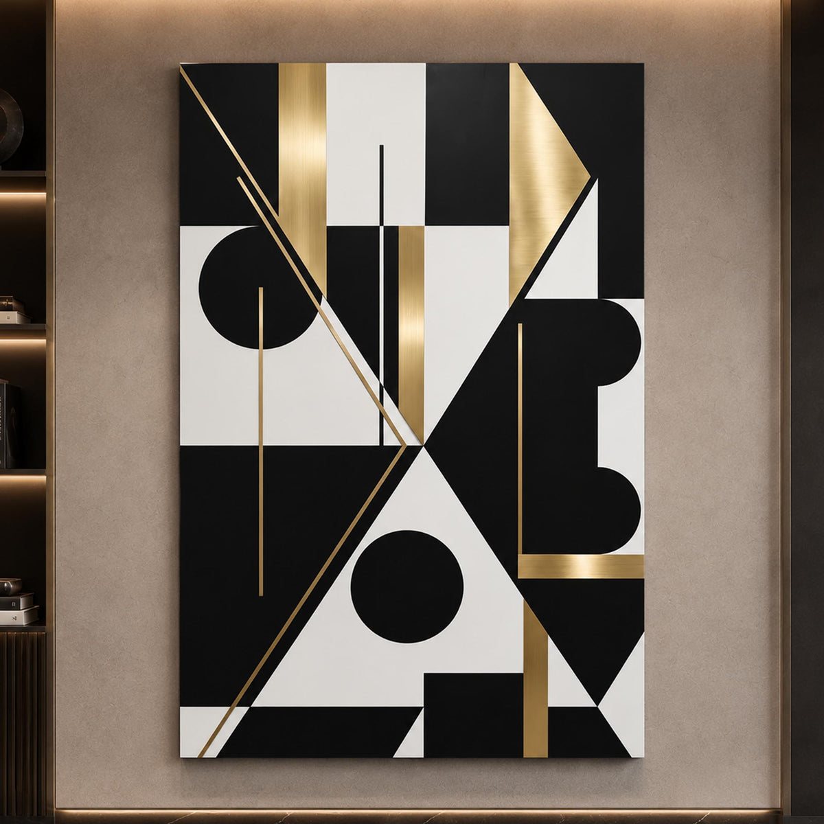 Gilded Geometric Harmony lifestyle view