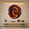 Molten Vortex with white frame