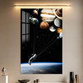 Artronauts Glass Print Planetary Flight Glass Wall Art