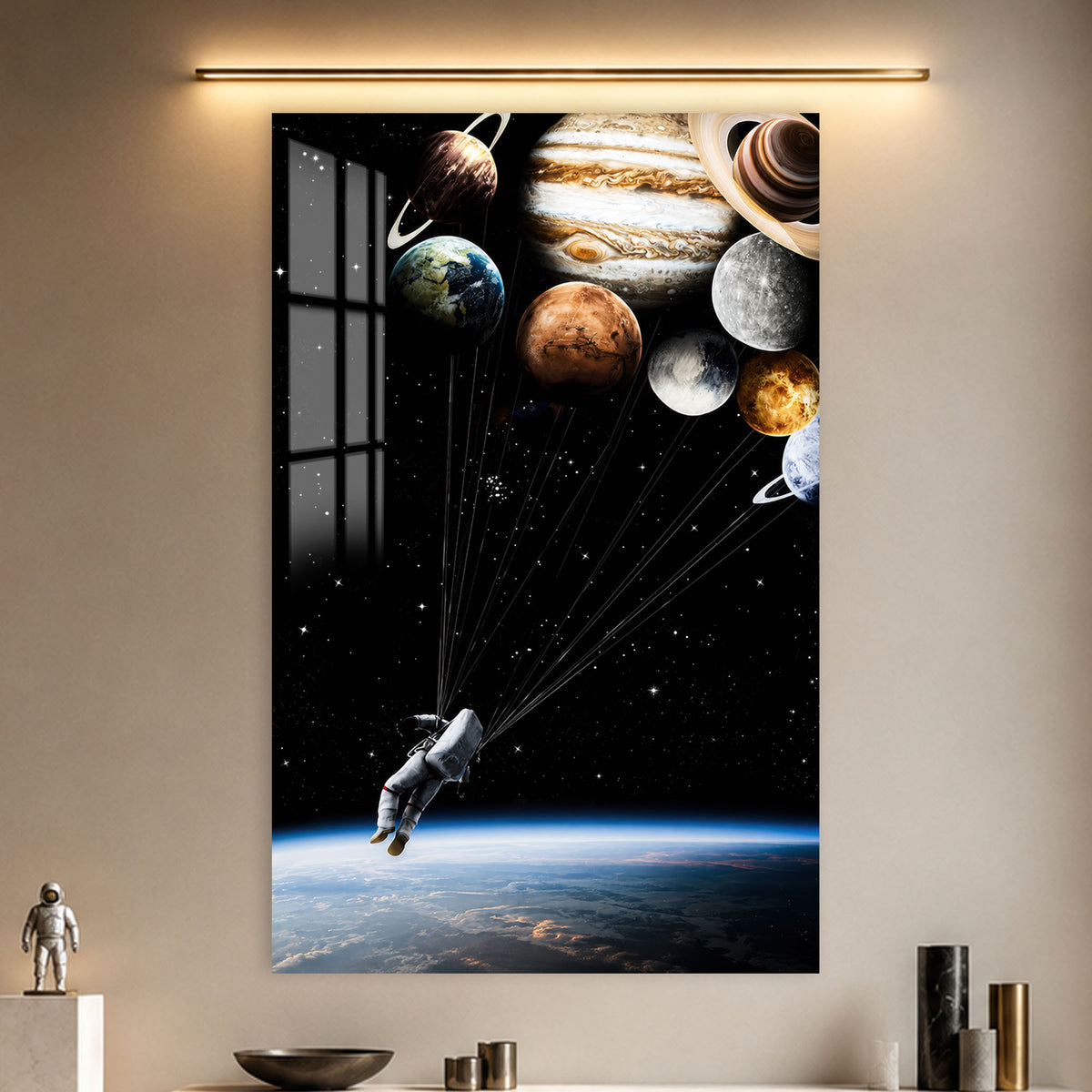 Planetary Flight in a modern room