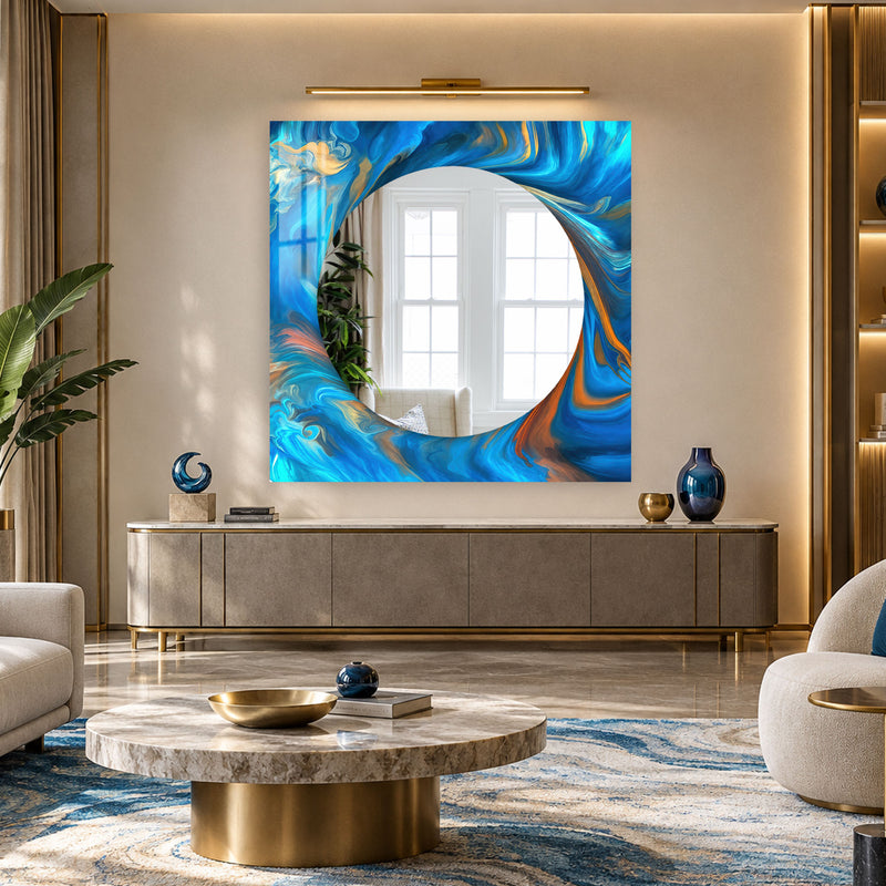 Azure Marble Swirl lifestyle view