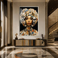Artronauts Glass Print 12x18 cm | 4.7"x7.1" / Silver Mechanical Muse Glass Wall Art