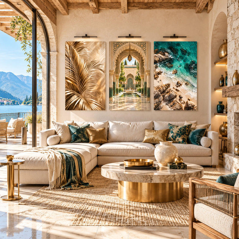 Golden Coastal Escape lifestyle view