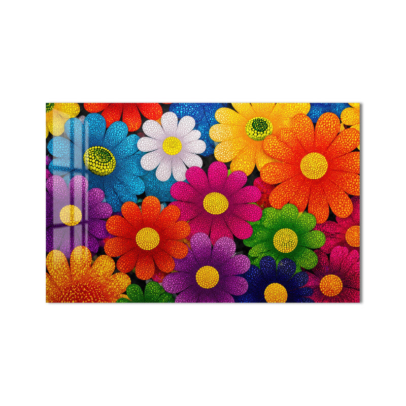 Dotted Floral Kaleidoscope product shot on white background