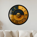 Gilded Roman Dial with black frame
