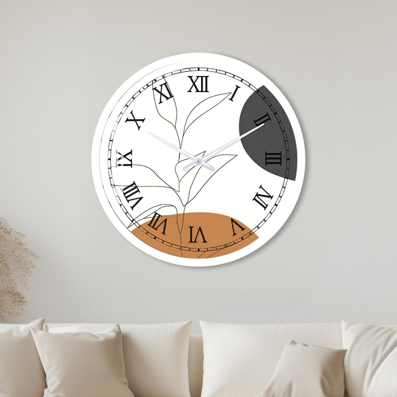 Minimalist Botanical Outline with white frame