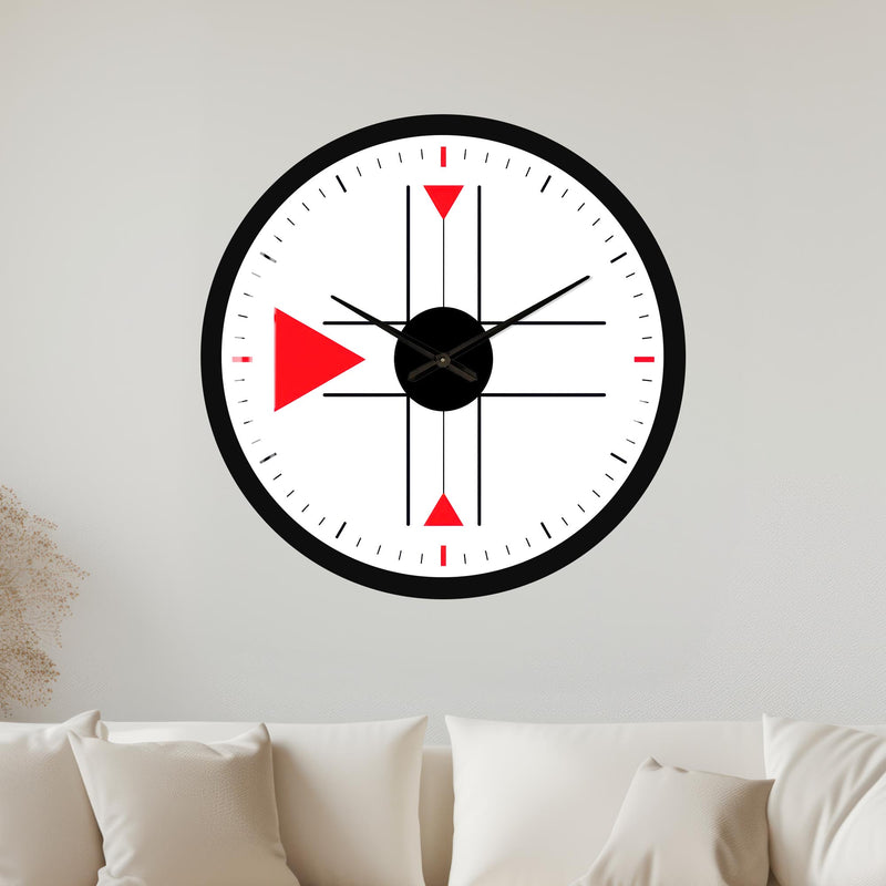 Retro Geometric with black frame