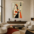 Artronauts Glass Print Queen Of Hearts Glass Wall Art