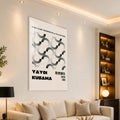 Yayoi Kusama Retro Poster lifestyle view