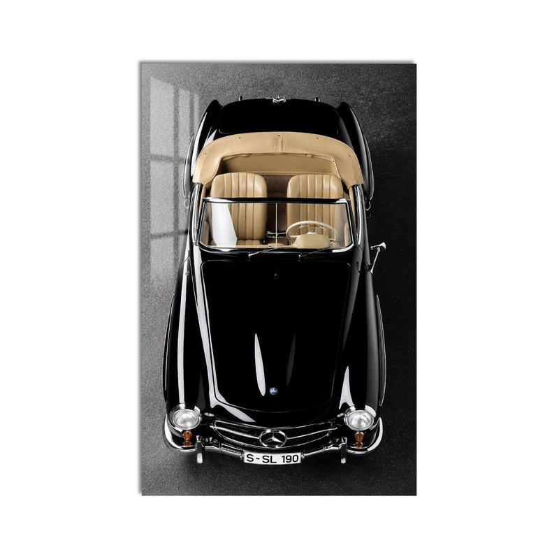 Classic Black Roadster product shot on white background
