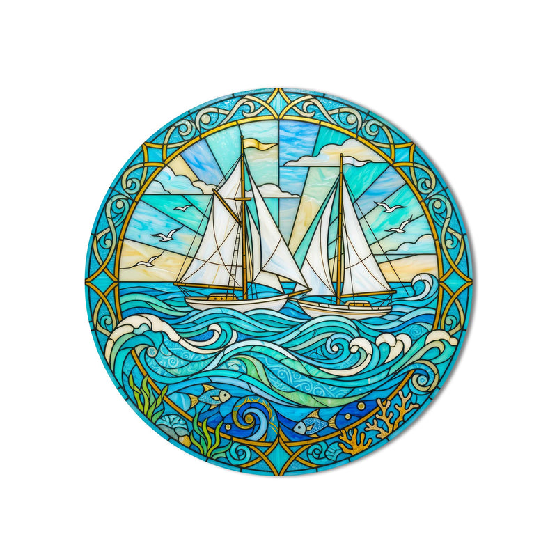 Sailing The Azure Sea product shot on white background