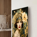 Gilded Floral Muse close-up angled detail