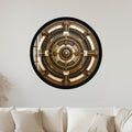Gilded Celestial Mechanism with black frame