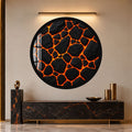 Molten Lava Stone with black frame