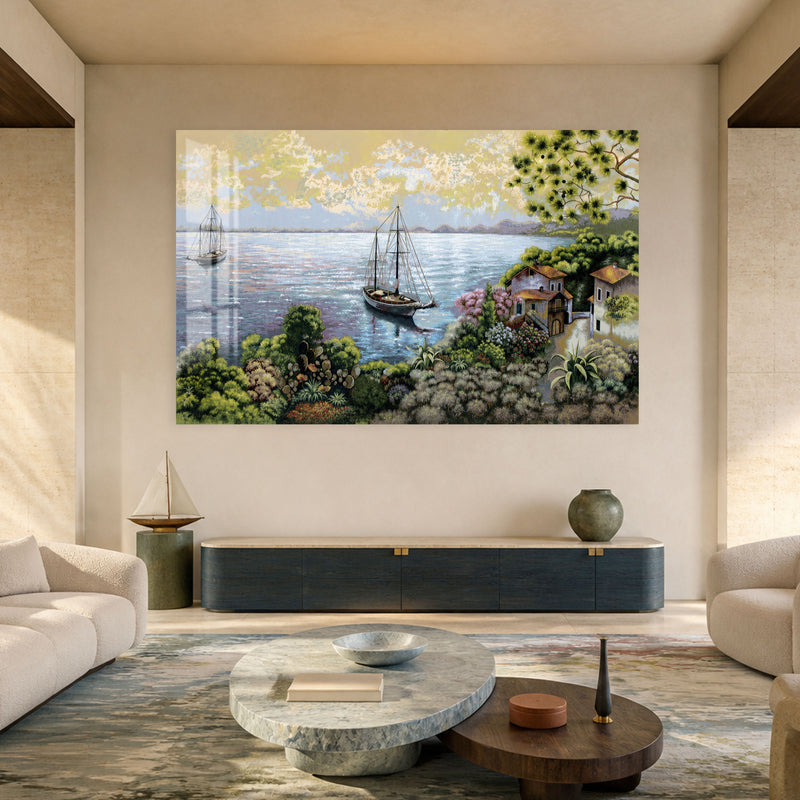 Coastal Sailboat Cove lifestyle view