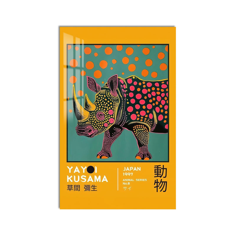 Polka Dot Rhino product shot on white background