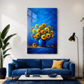 Sunflowers In Blue lifestyle view