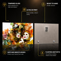 Venetian Carnival Masks — tempered glass, ultra HD print, ready to hang