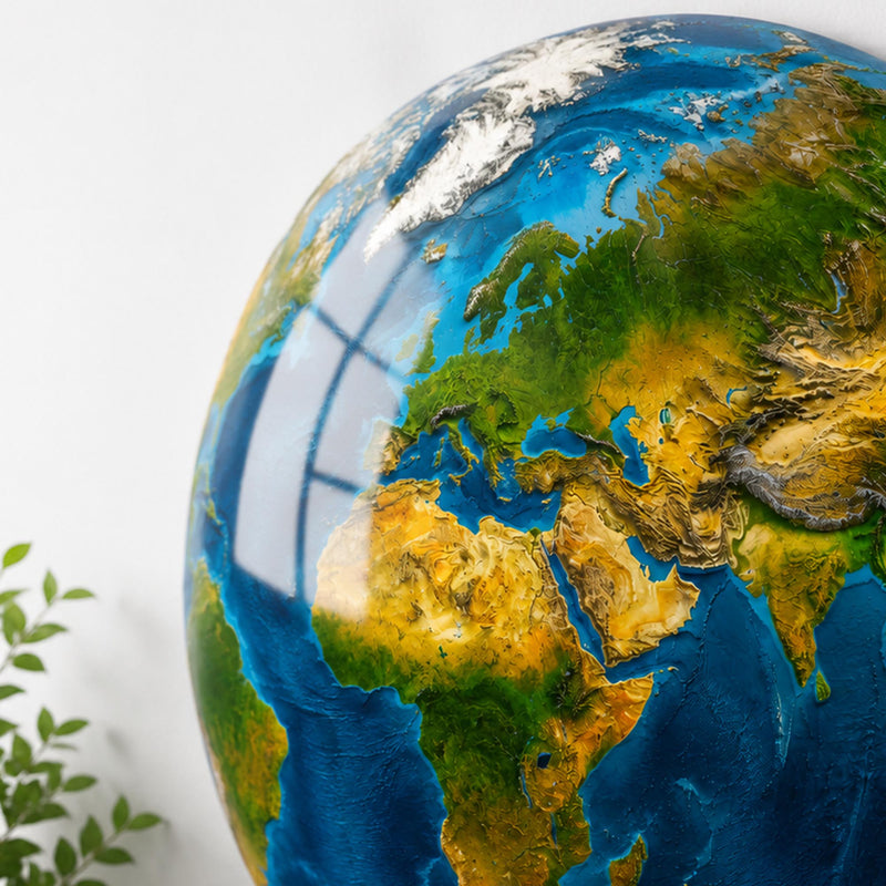 Vivid Earth Globe lifestyle view