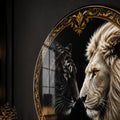 Lion And Tiger Portrait lifestyle view