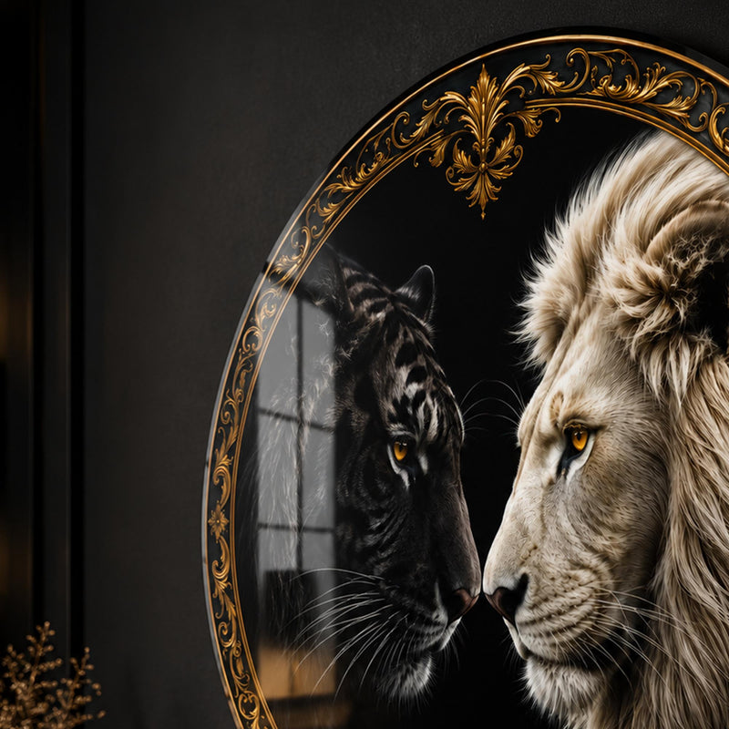 Lion And Tiger Portrait lifestyle view