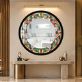 Jeweled Lotus with black frame