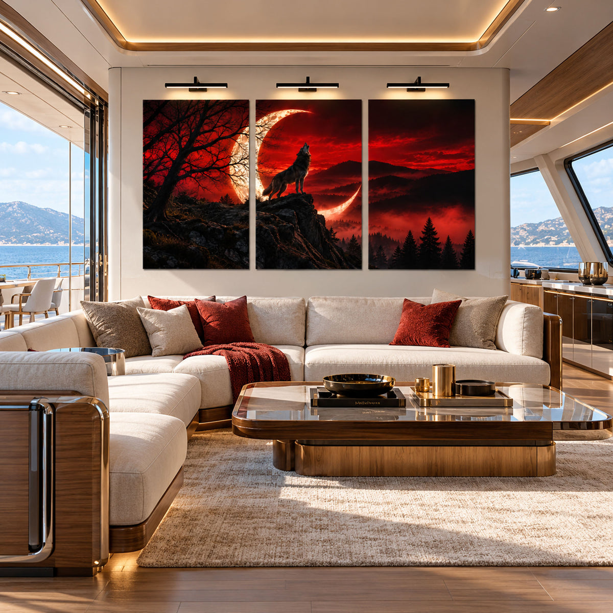 Crimson Moon Wolf lifestyle view