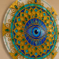 Jewelled Gold Evil Eye Mandala lifestyle view