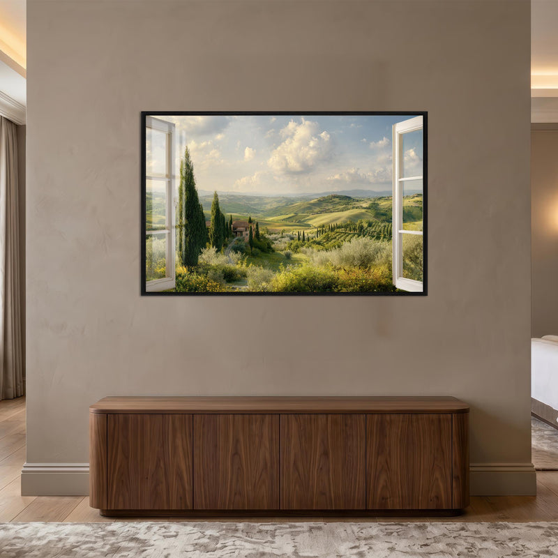 Tuscan Window View lifestyle view
