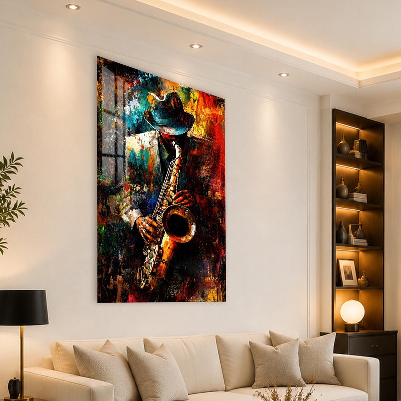 Saxophone In Colour lifestyle view