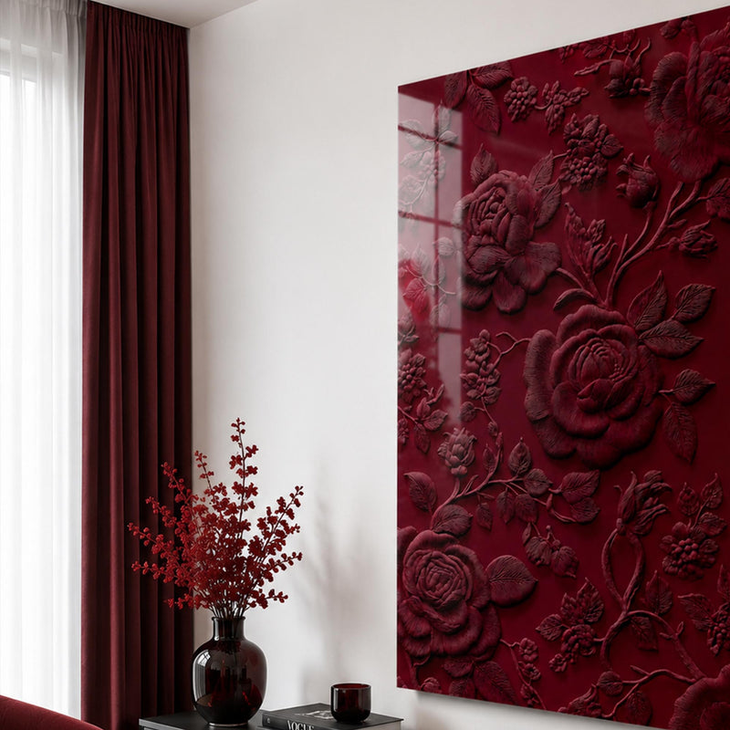 Crimson Rose Relief lifestyle view