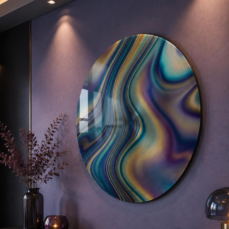 Brushed Metal Aurora Swirl lifestyle view