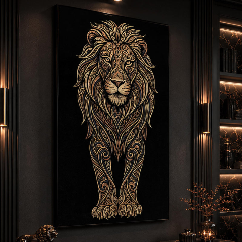 Ornate Golden Lion lifestyle view
