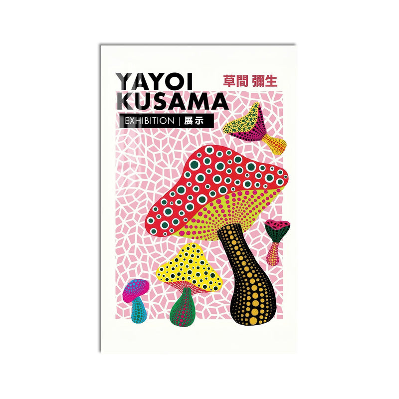 Pop Art Mushrooms product shot on white background